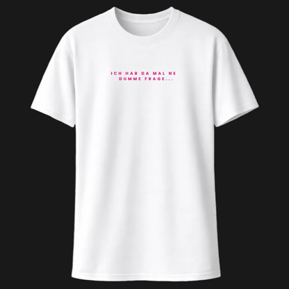 Saufgelage Oversize Tee weiß/pink