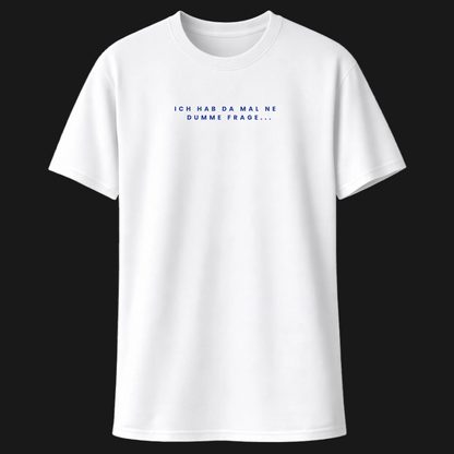Saufgelage Oversize Tee weiß/blau