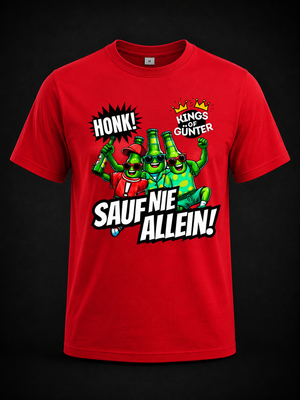 Shirt - Sauf nie allein